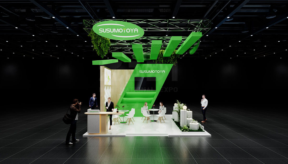 36㎡展位設計效果圖